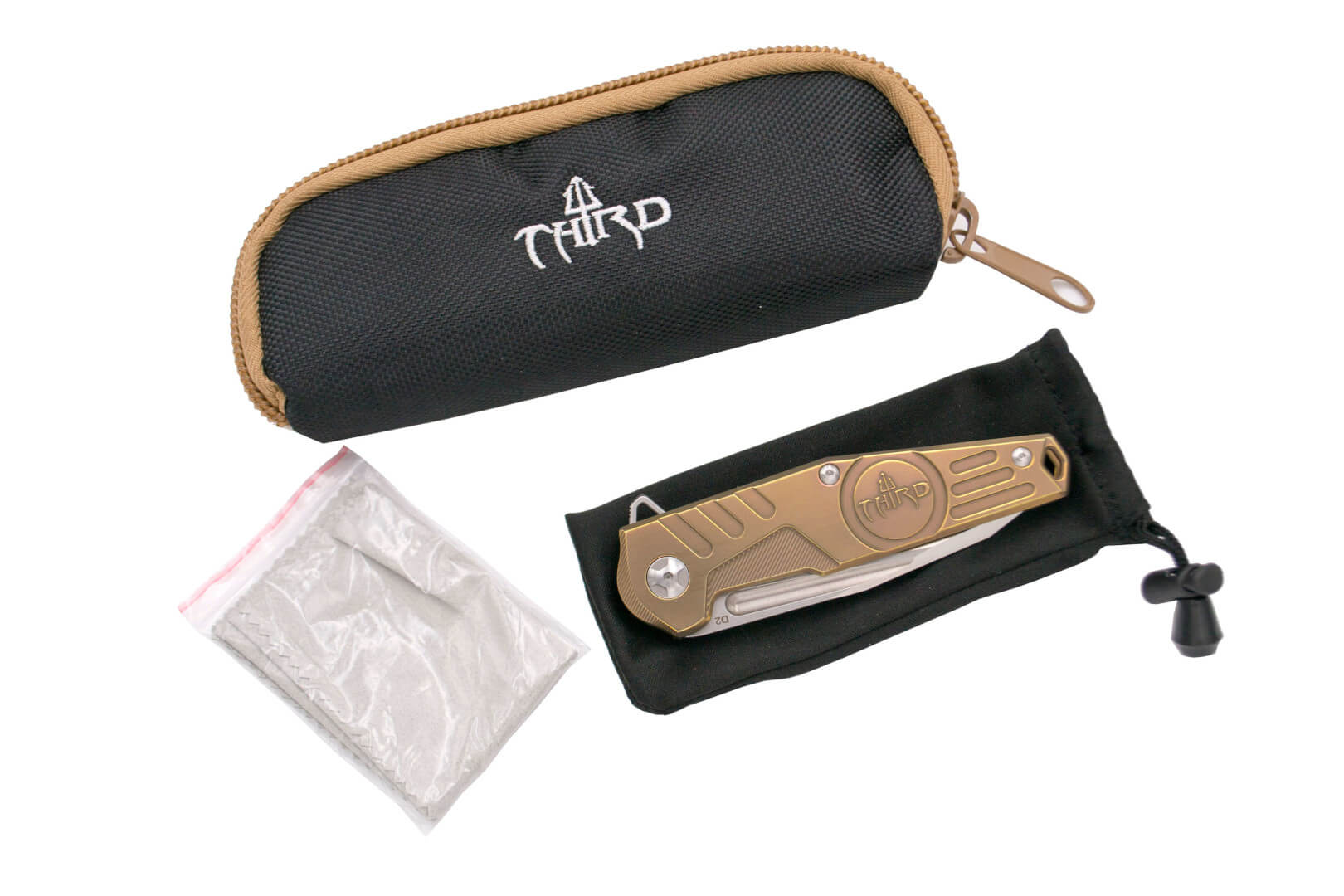 Navaja edición limitada con mango de titanio apertura Ball Bearing