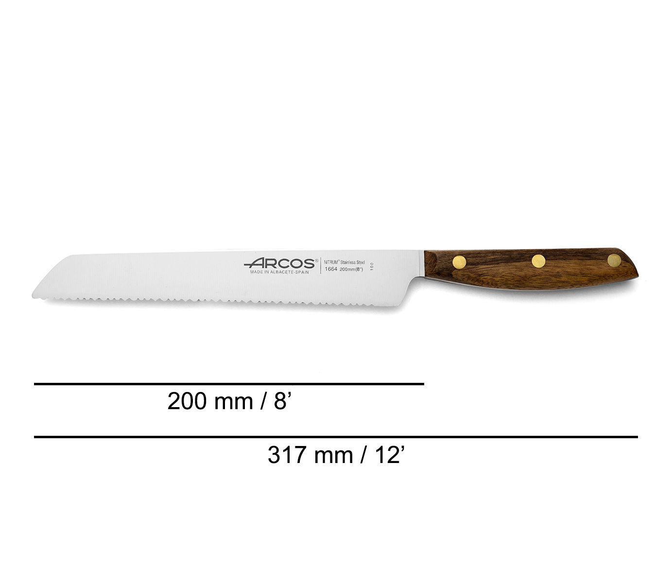 Cuchillo panero 20 cm Arcos Nórdika