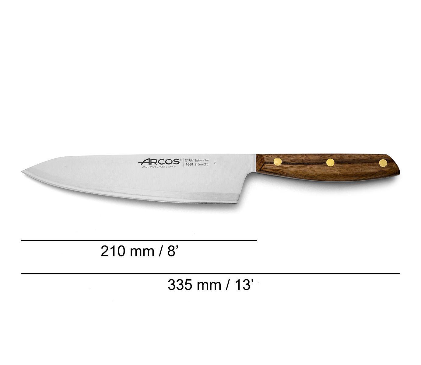 Cuchillo cocinero Arcos Nórdika 21 cm