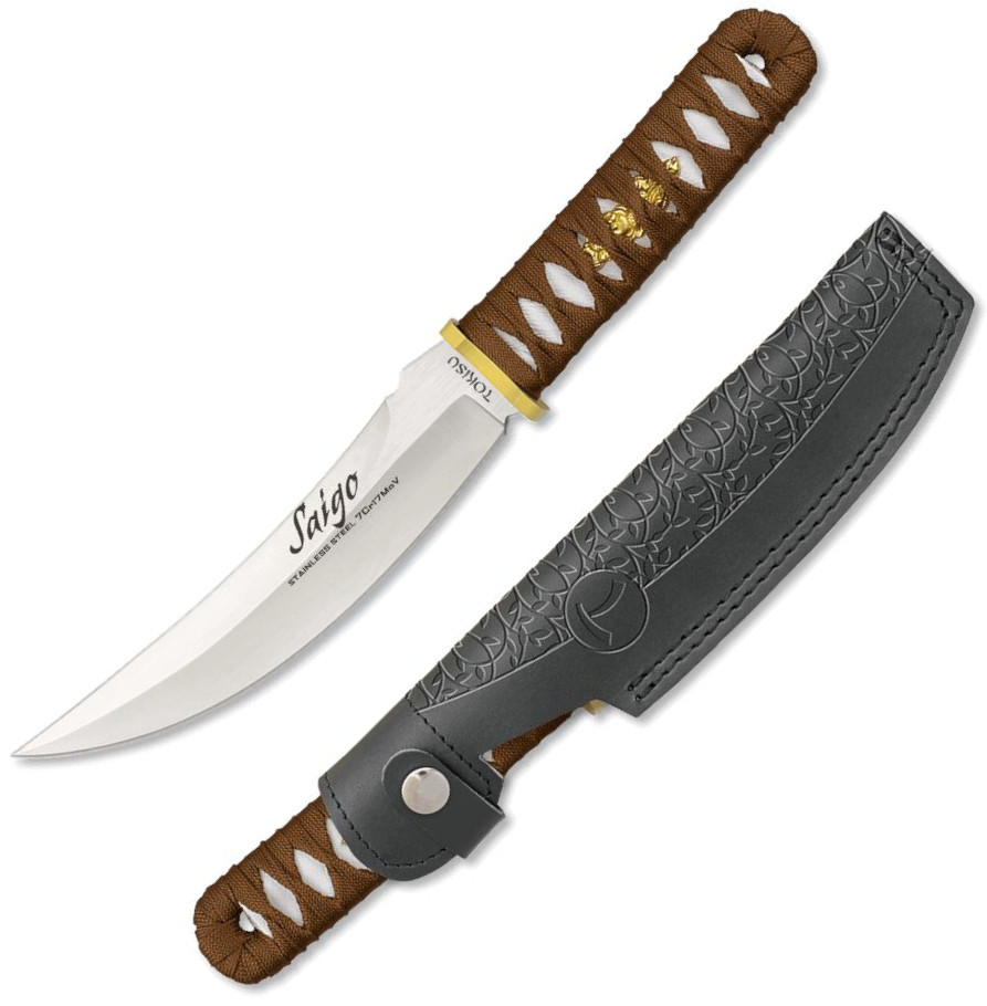 Cuchillo Tokisu Saigo con longitud total de 30.5 cm, grosor de 4....