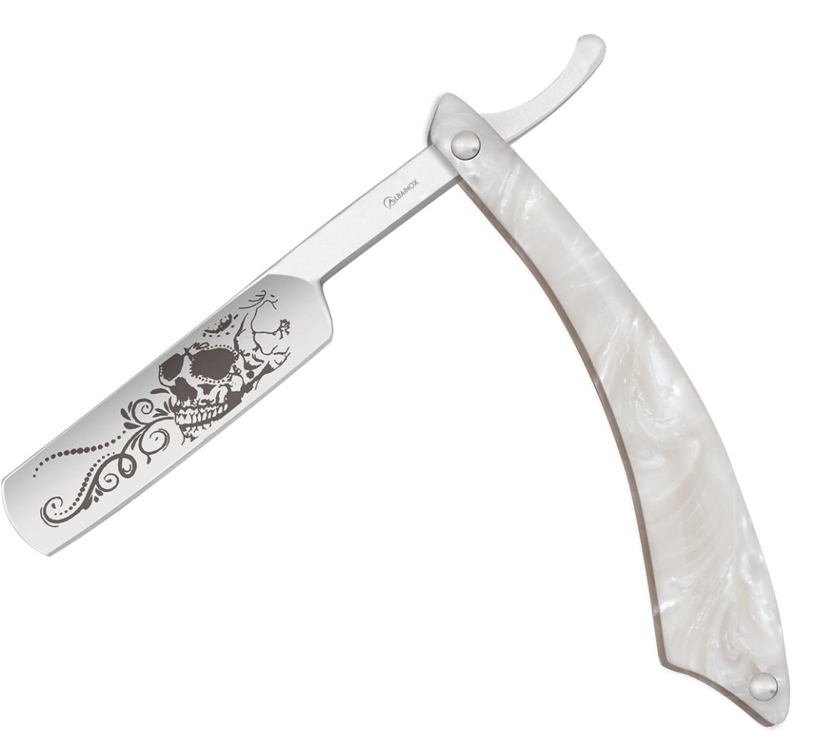 Navaja de afeitar no profesional de Albainox con hoja de calavear...