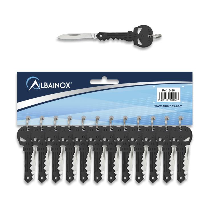 Navajas llavero calavera. En blister de doce piezas