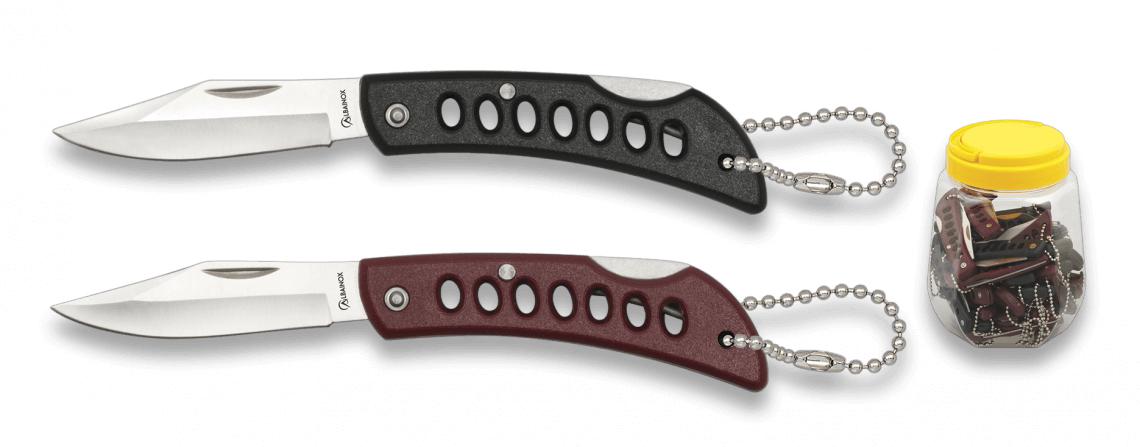 Bote surtido 36 pcs. Mangos ABS. Colores: surtidos