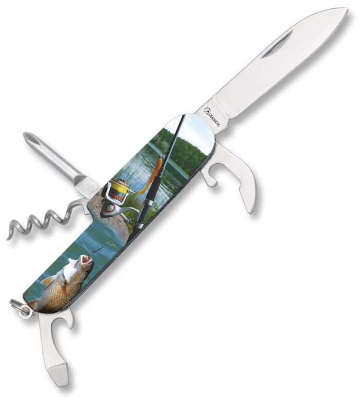 Navaja multiusos de seis usos de Albainox con impresión 3D de pes...