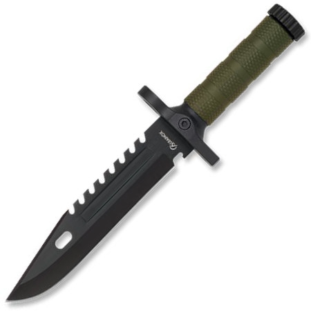 Cuchillo táctico y de supervivencia con pedernal y afilador de Al...