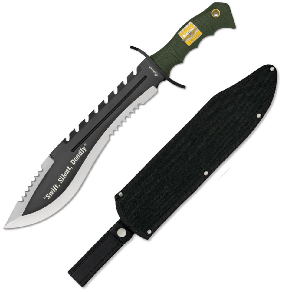 Cuchillo de supervivencia Force Recon de Albainox con hoja de 29 ...