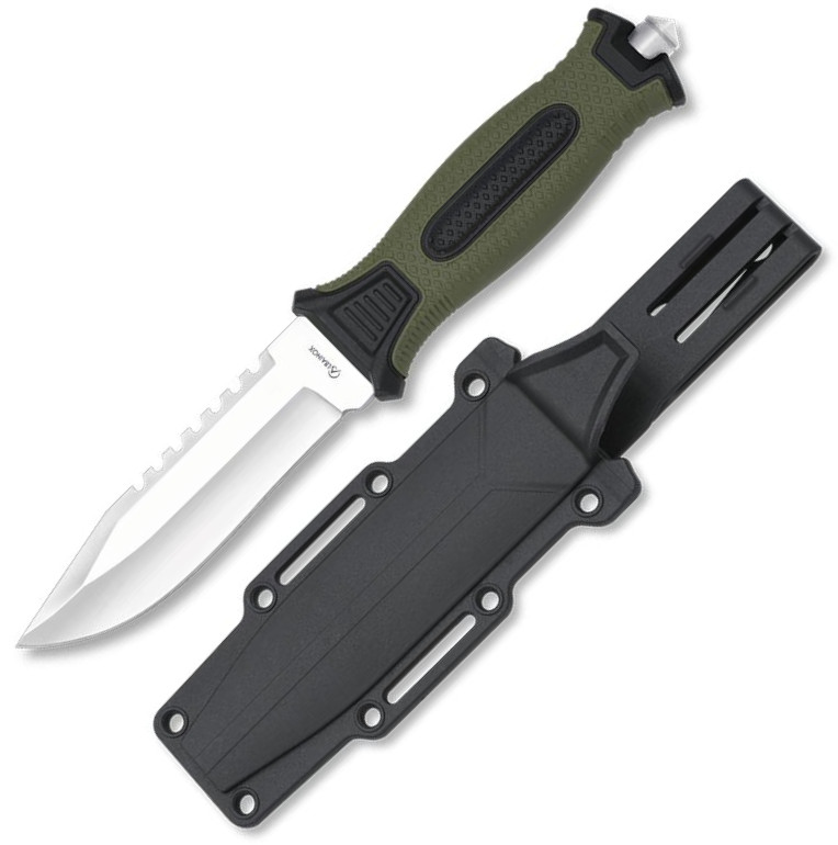 Couteau Albainox à fourreau rigide, manche double injection et la...