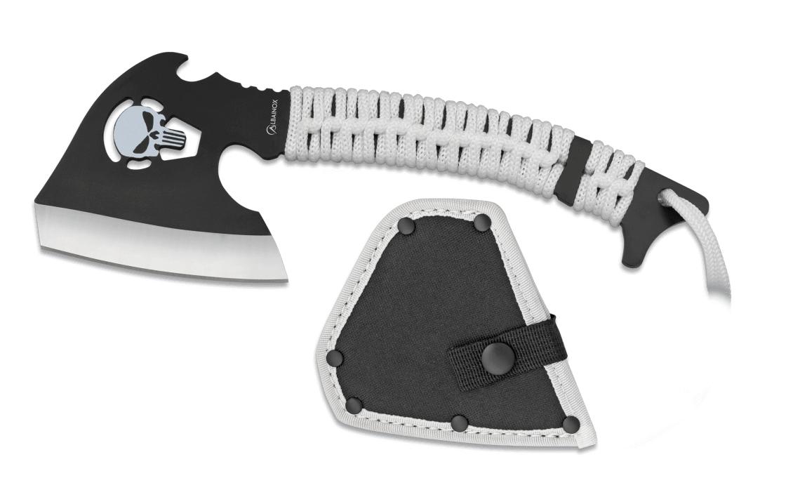 Hacha Albainox calavera con hoja de 8,3 cm