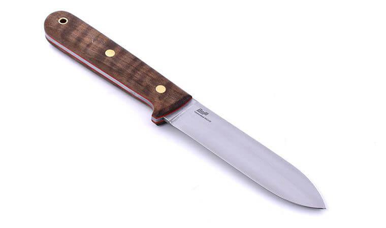 Brisa Kephart 115 Bushcraftmesser mit Griff aus stabilisiertem Walnussholz