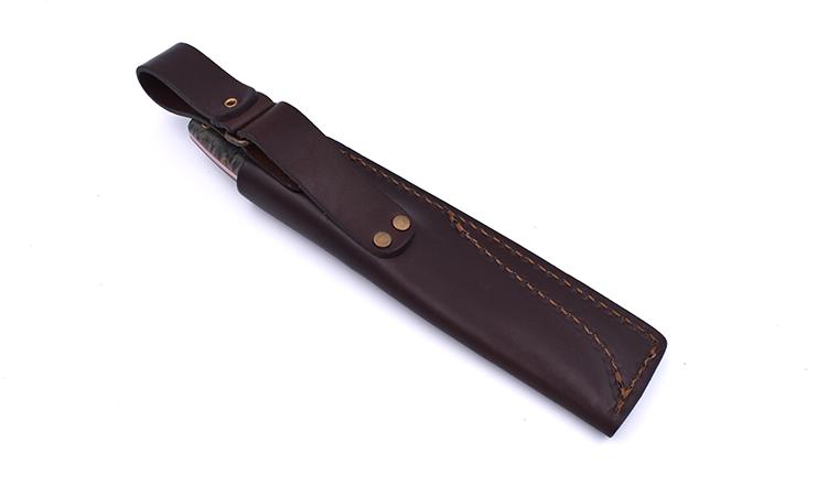 Brisa Trooper 115 Messer Schwarz stabilisiertes Birkenholz