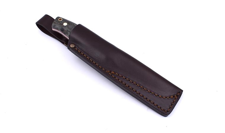 Brisa Trooper 115 Messer Schwarz stabilisiertes Birkenholz