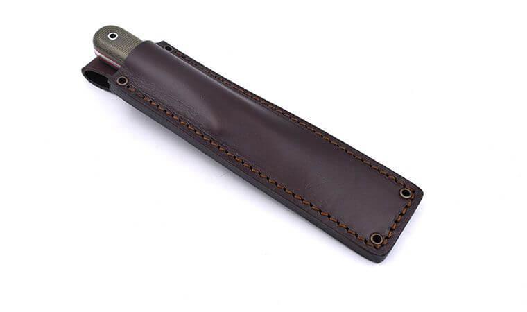 Bushcraftmesser Brisa Kephart 115 mit grünem Micarta-Griff