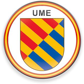 Imán redondo para frigorífico de la Unidad Militar de Emergencias...