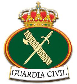 Pin Guardia Civil con fondo verde y corona 2,2 cm x 1.8 cm