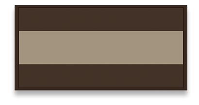 Parche España coyote 6 x 3 mm con velcro