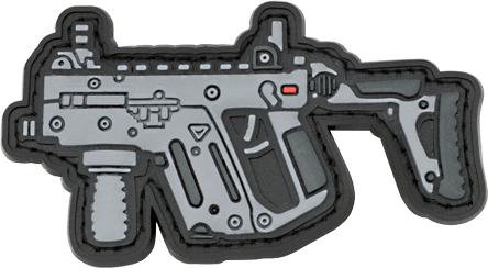 Parche táctico de goma de metralleta