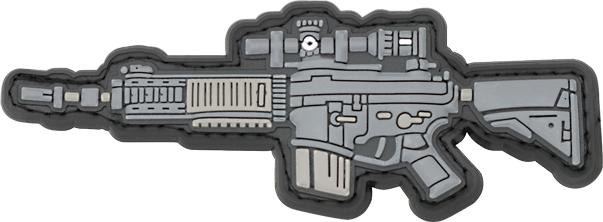 Parche de goma de rifle 10,2 x 3,8 cm