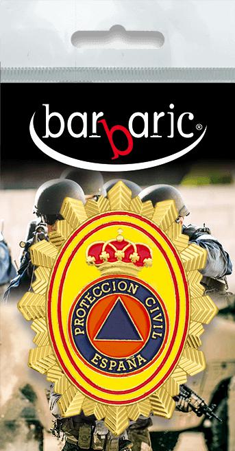 Placa identificación de Protección Civil
