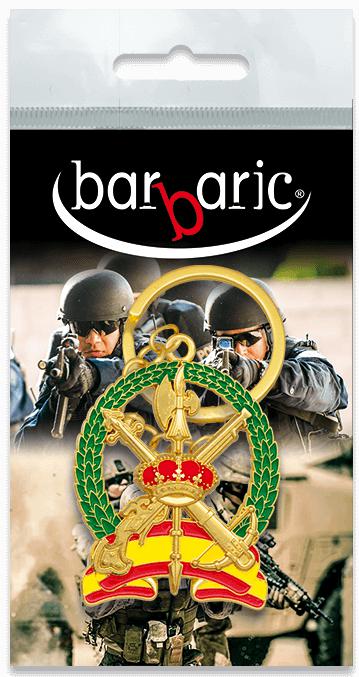 Llavero de la Legión Española presentado en blíster