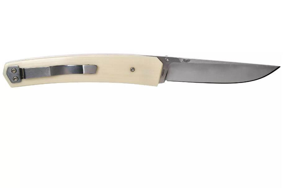 Navaja Brisa Piili con mango de micarta marfil