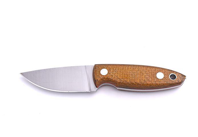 Brisa Scara 60 Messer mit RWL34-Stahl und Senf-Micarta