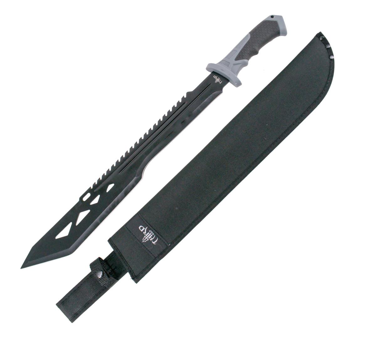 Machete de 64.2 cm con hoja negra