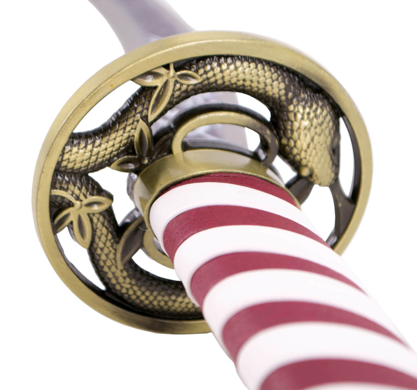 Katana Demon Slayer usada por Obanai Iguro con hoja satinada