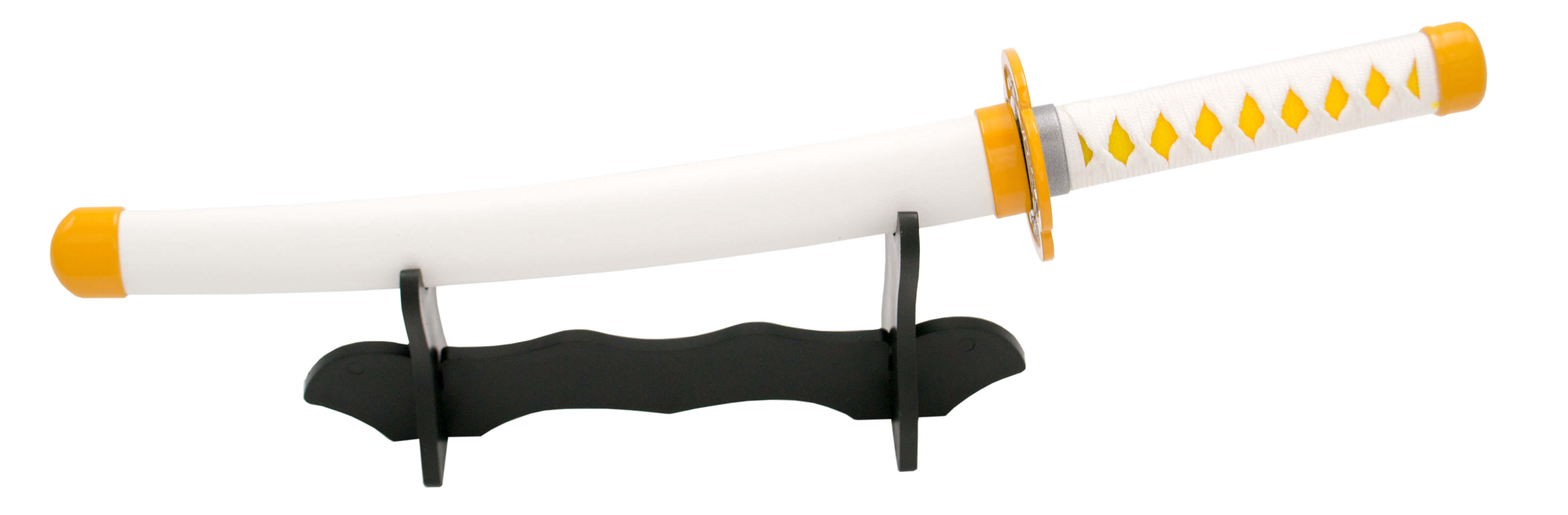 Mini Katana Agatsuma Zenitsu de la serie Demon Slayer con hoja de 24 cm