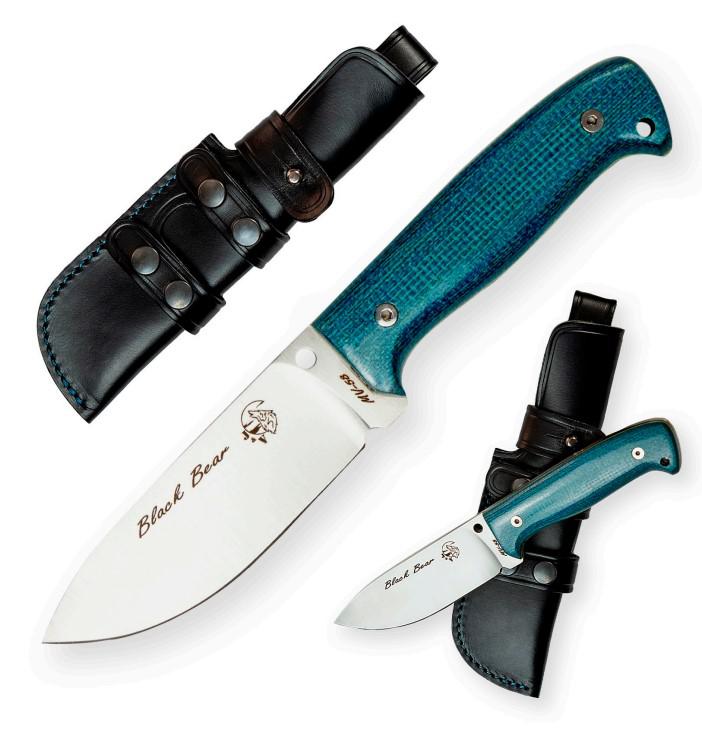 JV Black Bear mit türkisfarbenen Micarta-Schuppen