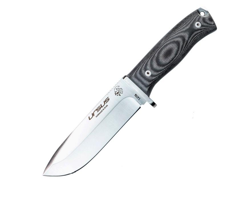 JV Ursus con mango de micarta negra y funda multiposición