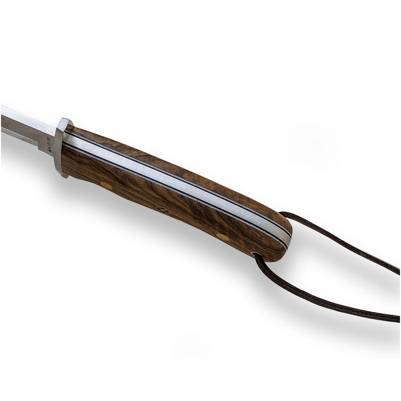 Cuchillo de caza Joker Bowie con mango de madera de nogal