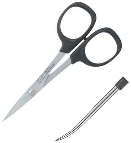 Tijera para bordar curva KAI N5100S de 100 mm