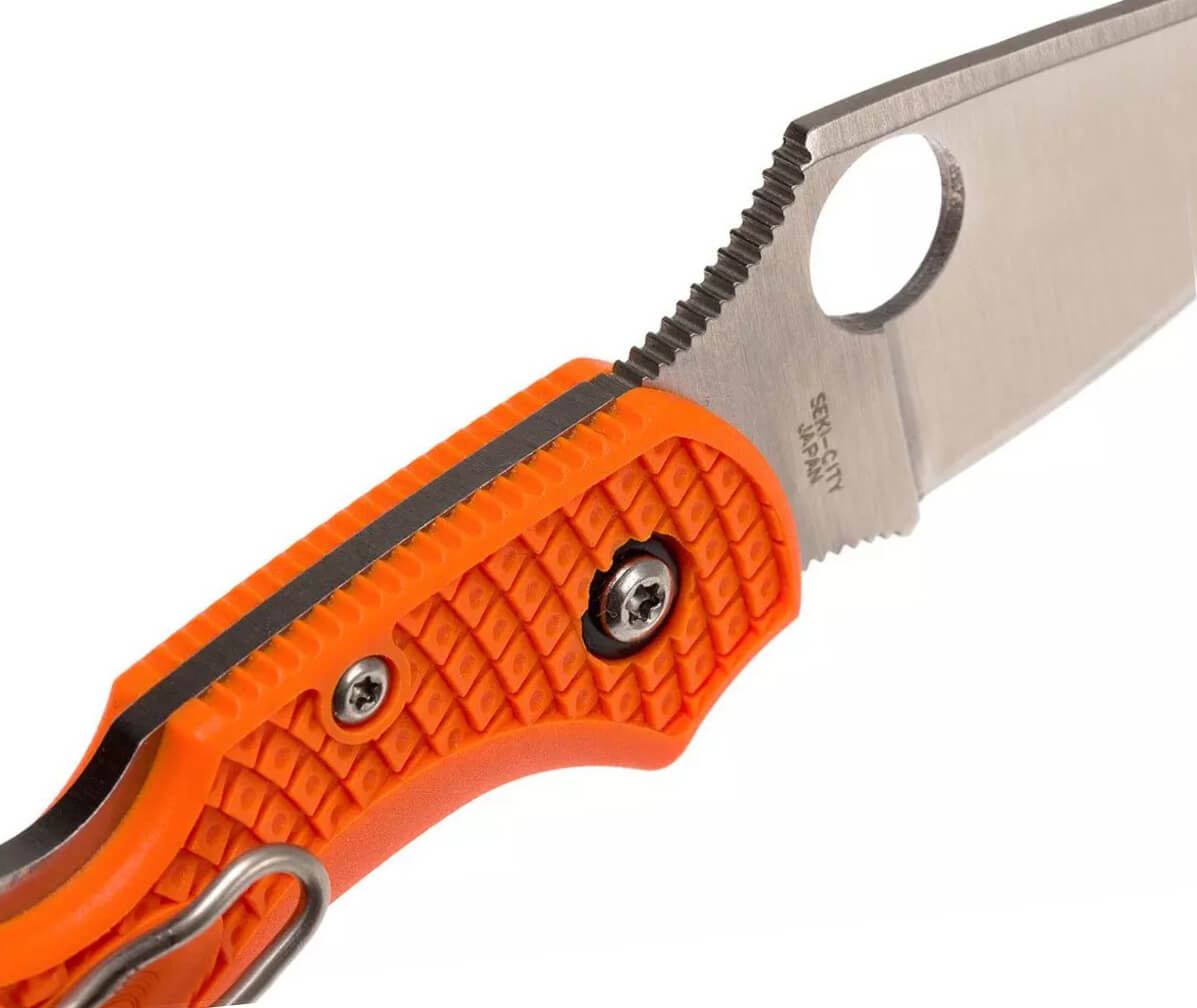 Navaja Spyderco Dragonfly 2 Lightweight con mango de FRN naranja