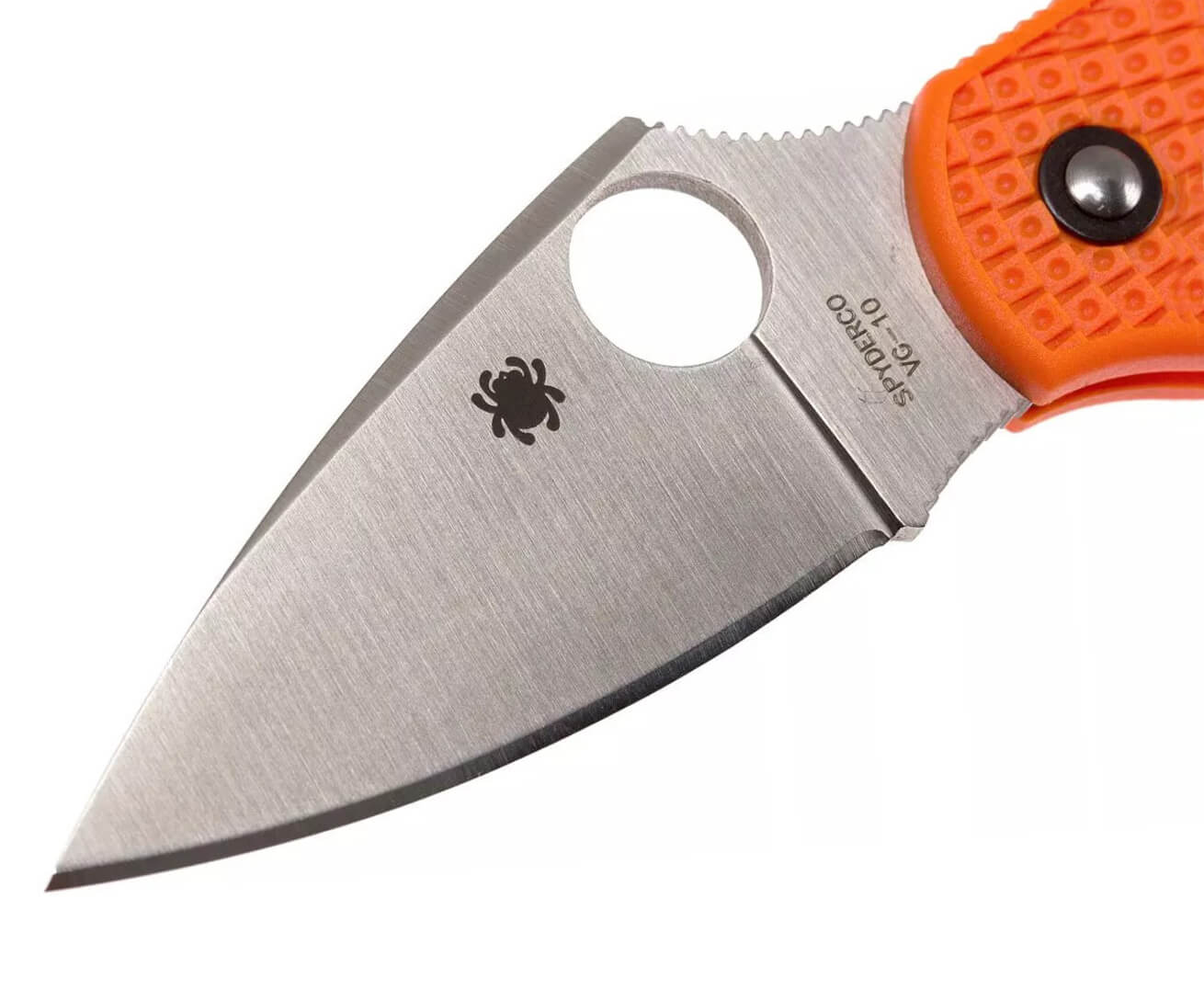 Navaja Spyderco Dragonfly 2 Lightweight con mango de FRN naranja