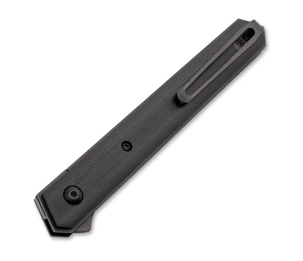 Boker Plus Kwaiken Air G10 All Black um canivete tático com lâmina de aço VG-10 de 9 cm