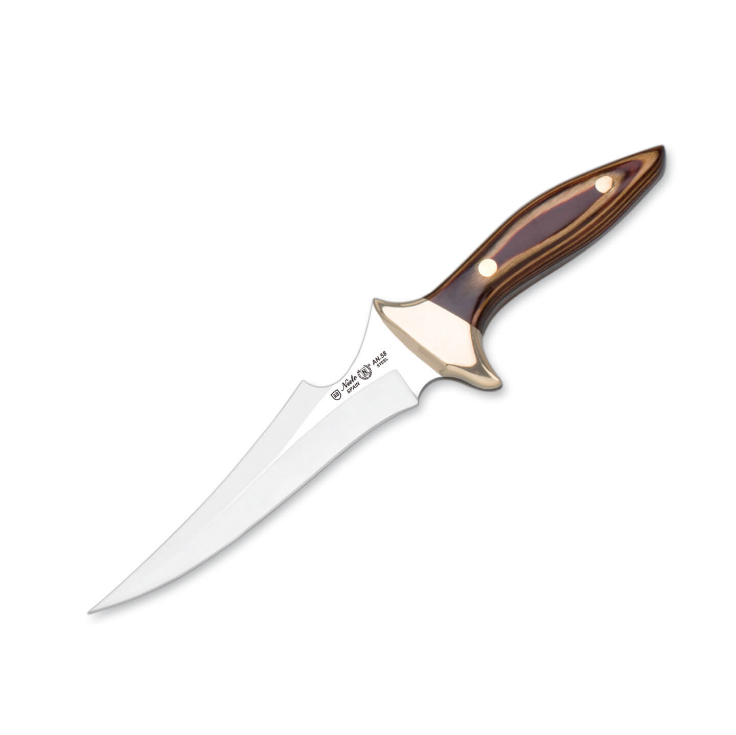 Cuchillo de caza Nieto Amazonas con mango de estamina virola de l...