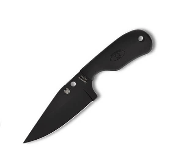 Cuchillo Bowie Spyderco Subway con hoja negra de acero LC200N de ...