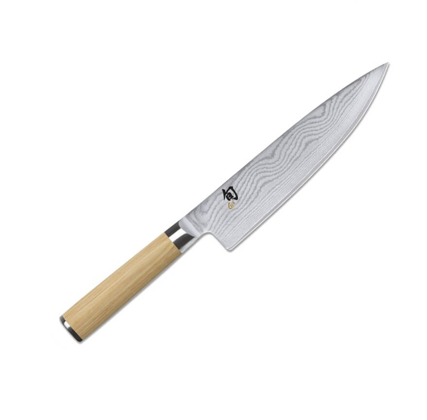 Cuchillo de chef KAI Shun Classic White con hoja de 20 cm DM-0706...