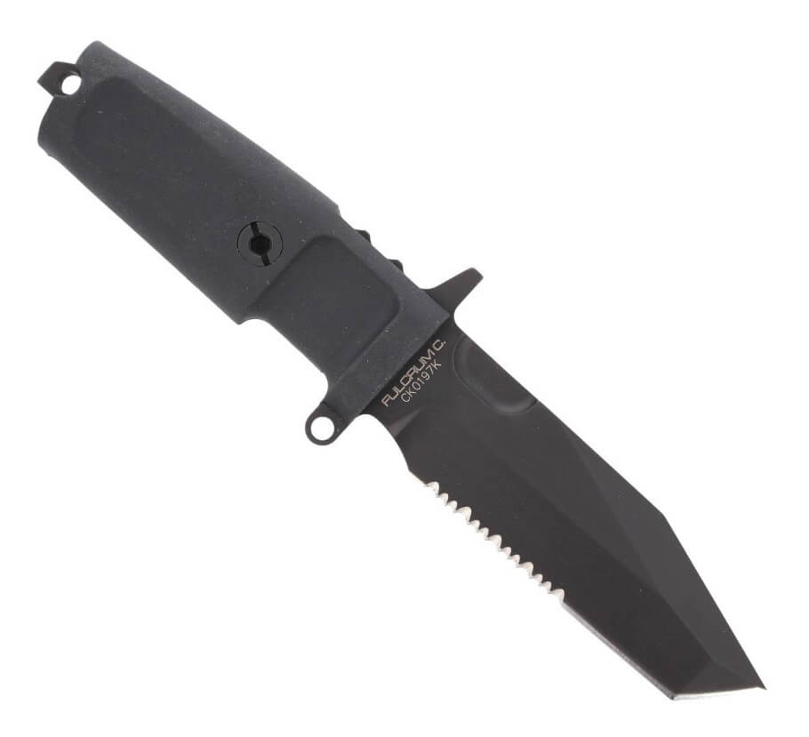 Cuchillo táctico Extrema Ratio Fulcrum C Black con hoja de acero Böhler N690