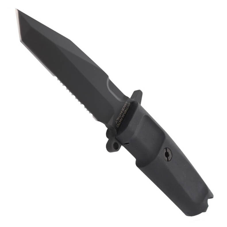 Cuchillo táctico Extrema Ratio Fulcrum C Black con hoja de acero Böhler N690