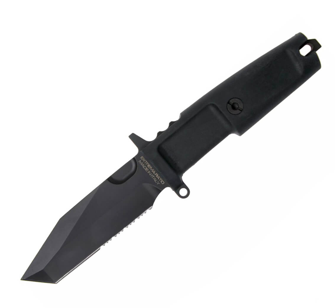 Cuchillo táctico Extrema Ratio Fulcrum C FH Black con hoja de ace...
