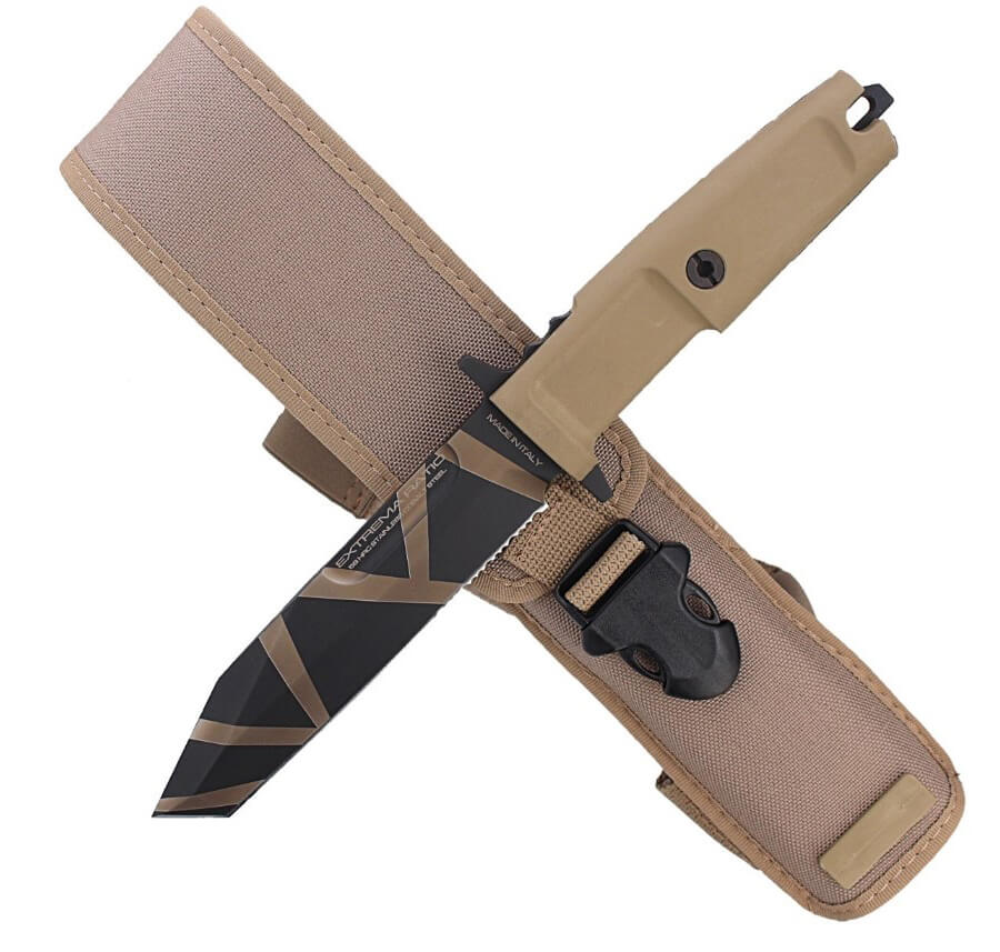 Extrema Ratio Fulcrum S Desert Warfare taktisches Messer mit Forpren-Griff