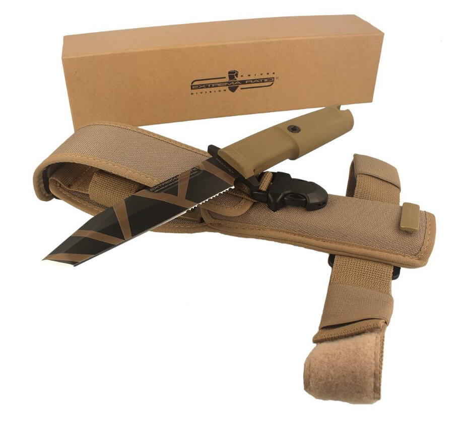 Extrema Ratio Fulcrum S Desert Warfare taktisches Messer mit Forpren-Griff