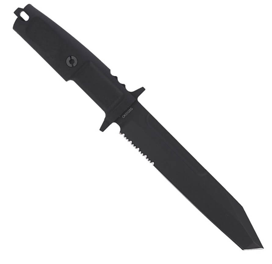 Cuchillo militar Extrema Ratio Fulcrum Black con hoja acero Böhler N690 de 18 cm