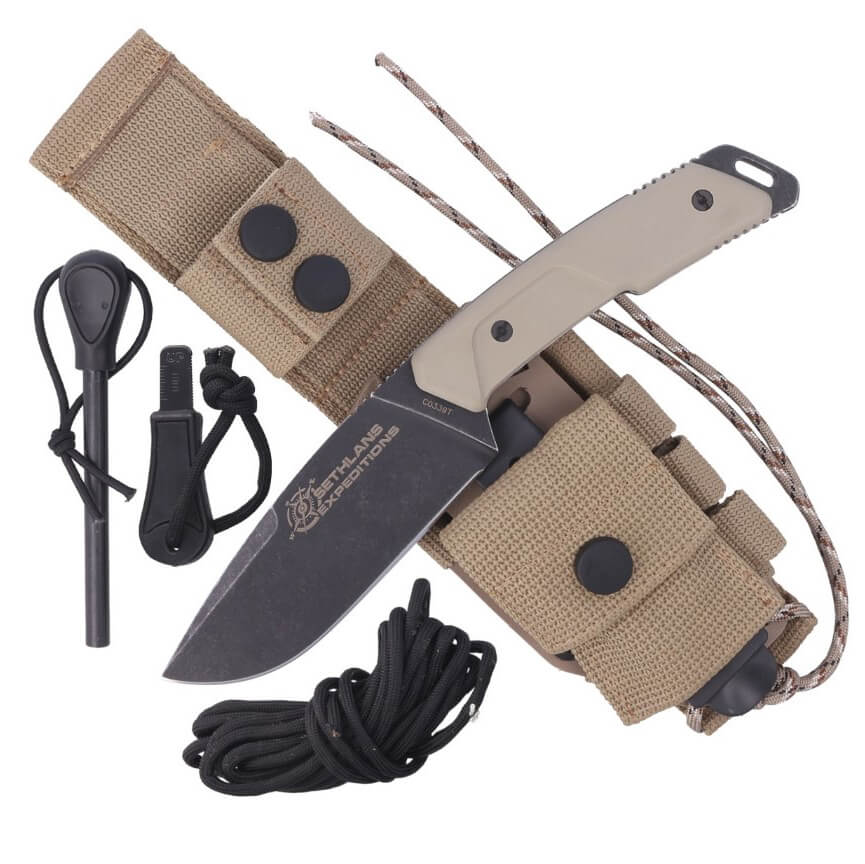 Cuchillo táctico y de supervivencia Extrema Ratio Sethlans Expeditions con acero Böhler N690