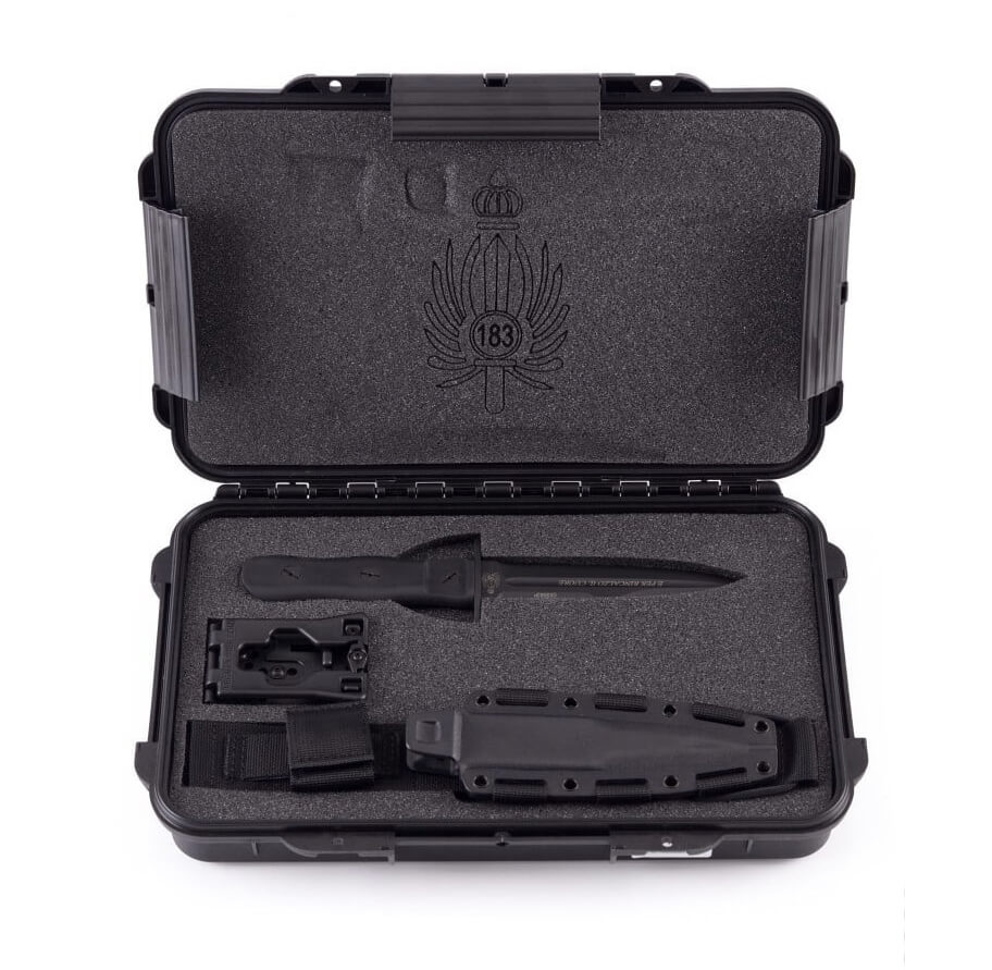 Cuchillo de combate Extrema Ratio Nimbus Ordinanza con hoja negra