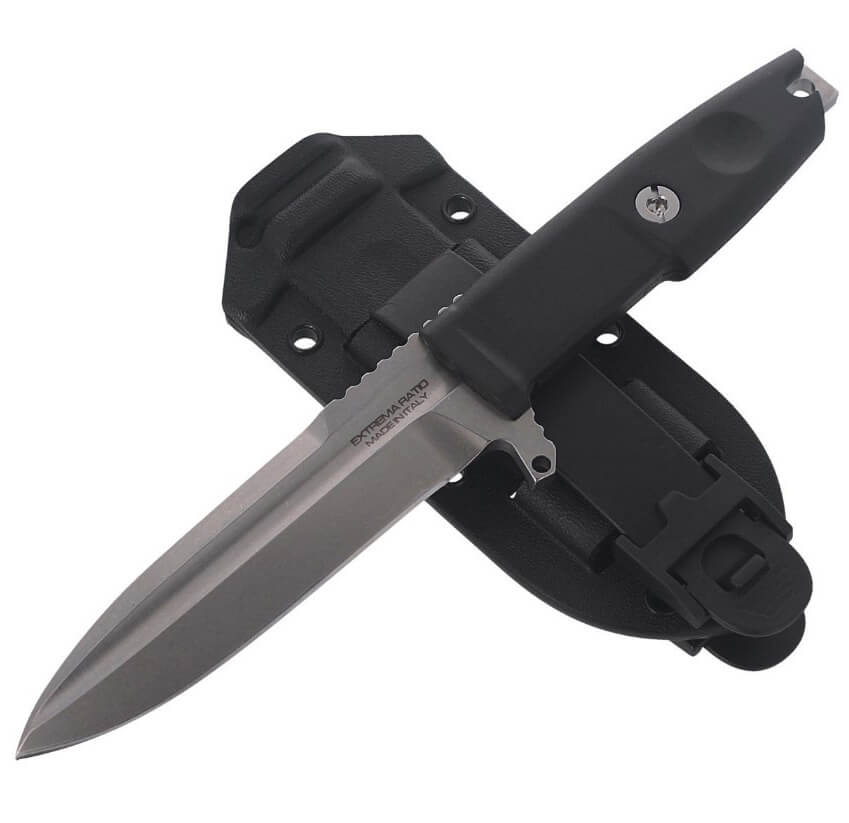 Extrema Ratio Defender 2 Stone Washed Combat Knife mit 118 mm Klinge