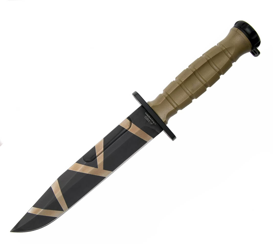 Cuchillo militar Extrema Ratio MK2.1 Desert Warfare con hoja de 1...