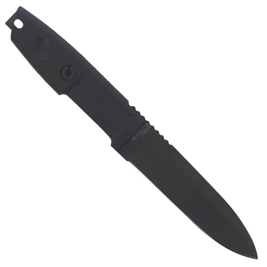 Cuchillo táctico Extrema Ratio Scout 2 Black con hoja de 11,8 cm. Con funda kydex.