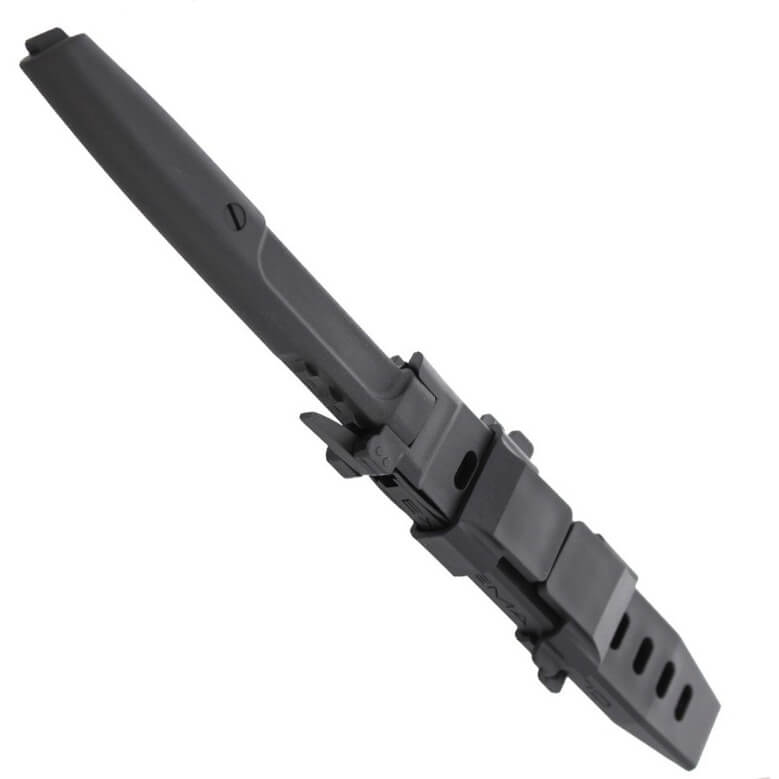 Extrema Ratio Mamba Black Tactical Knife mit 116 mm Klinge und Messerscheide